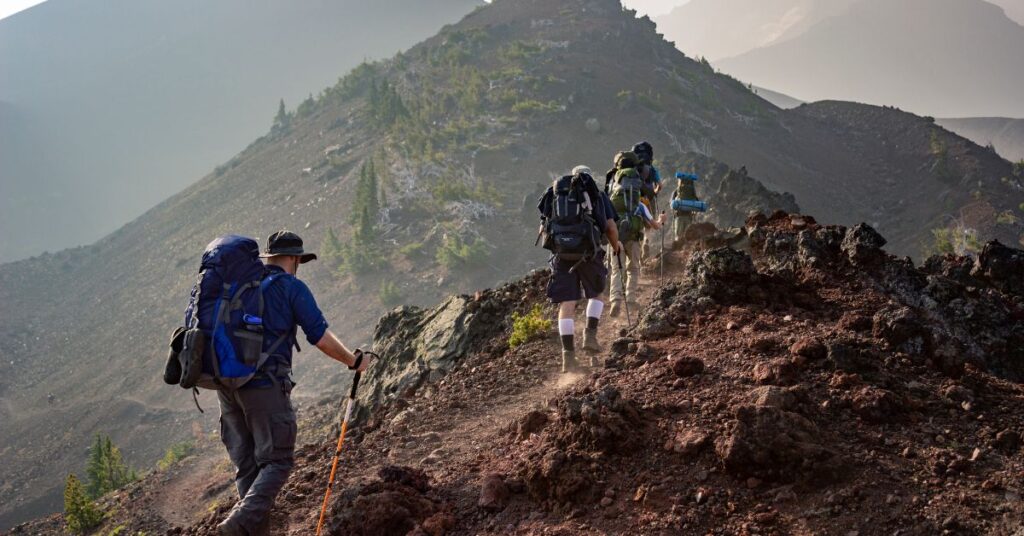 Adventurous hiking trails
