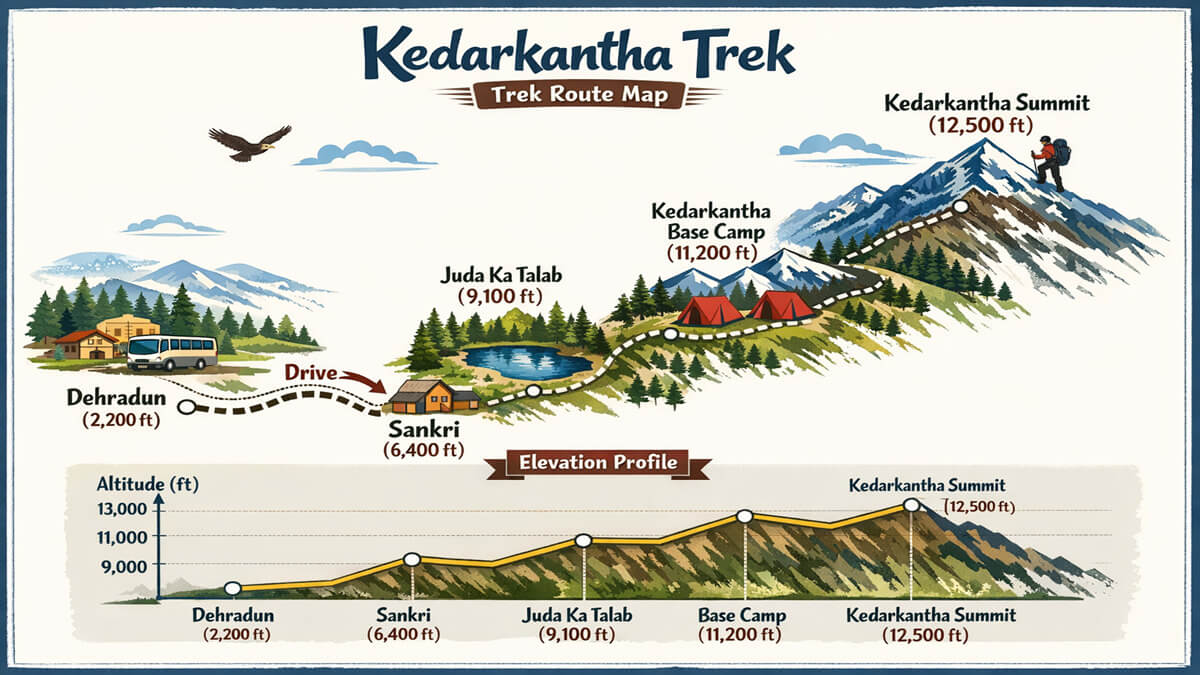 Kedarkantha-trek-route